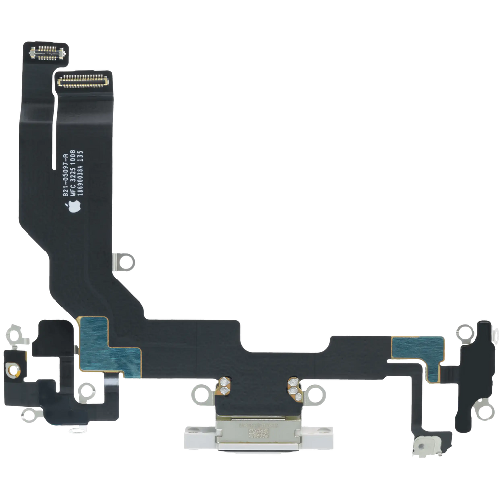 Ladebuchse Flex Cable Compatible für iPhone 17e (Original OEM) (Weiß)