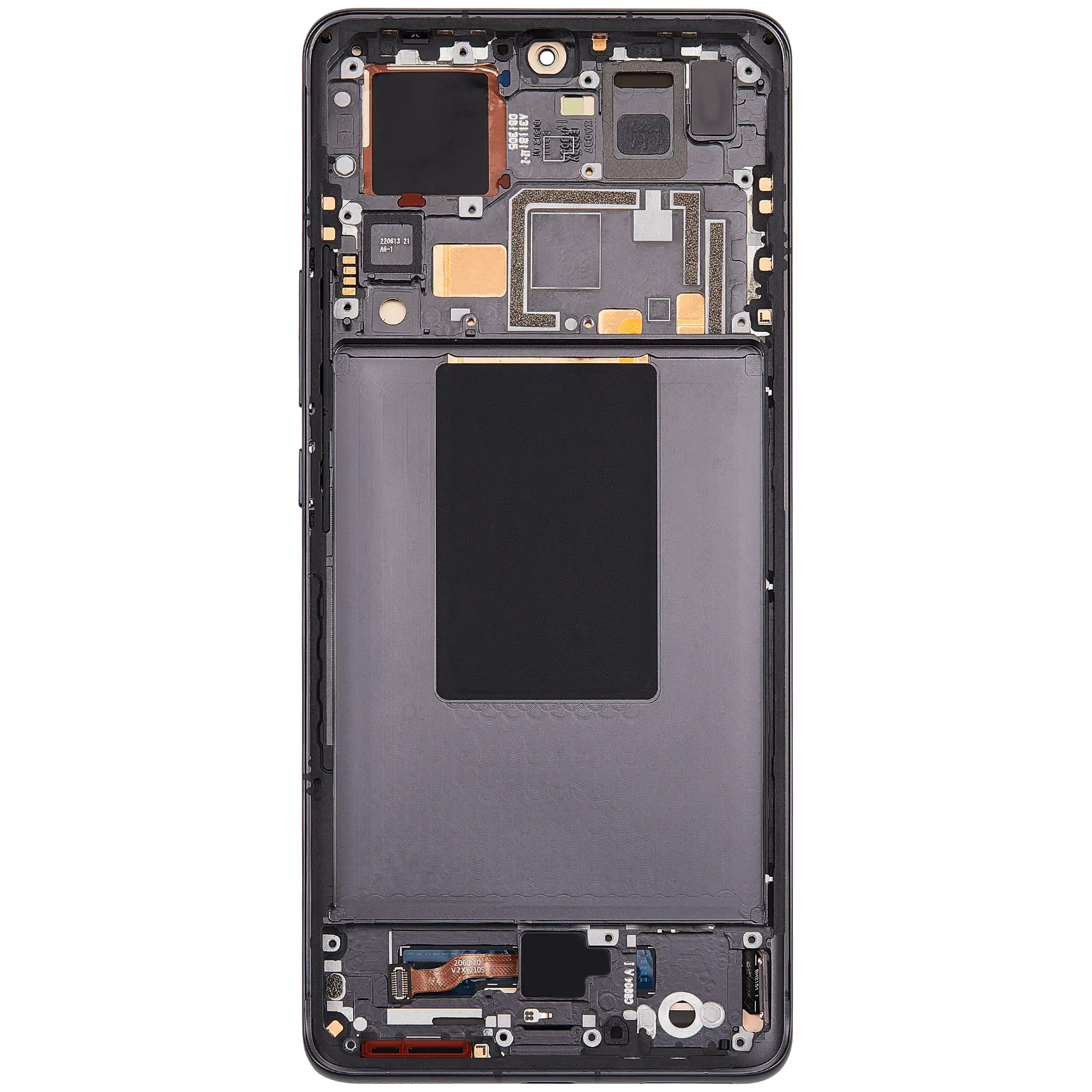 OLED-Display mit Rahmen für Xiaomi 12 Pro / 12S Pro (Refurbished) (Grau)