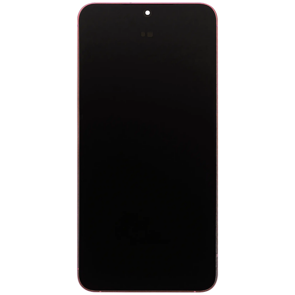 OLED-Display mit Rahmen für Samsung Galaxy S25 Plus 5G (US & Internationale Version) (Aftermarket Plus) (Coral Rot)