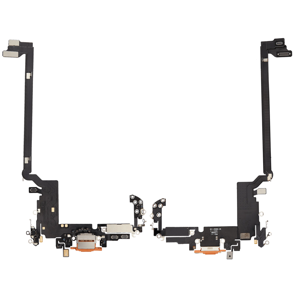 Ladebuchse Flex Cable für iPhone 17 Pro max (Aftermarket Plus) (Internationale Version) (Cosmic Orange)