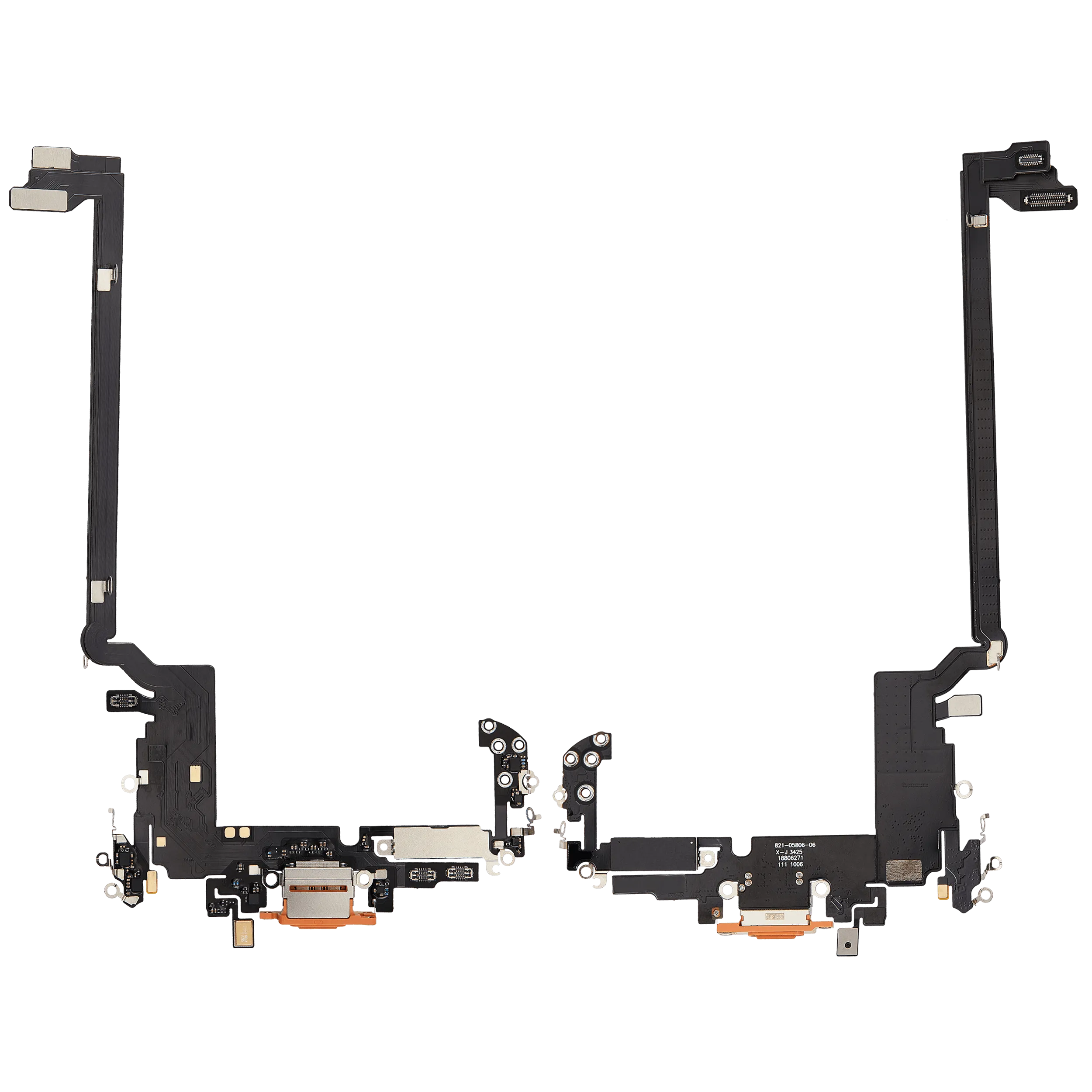 Ladebuchse Flex Cable für iPhone 17 Pro max (Aftermarket Plus) (Internationale Version) (Cosmic Orange)