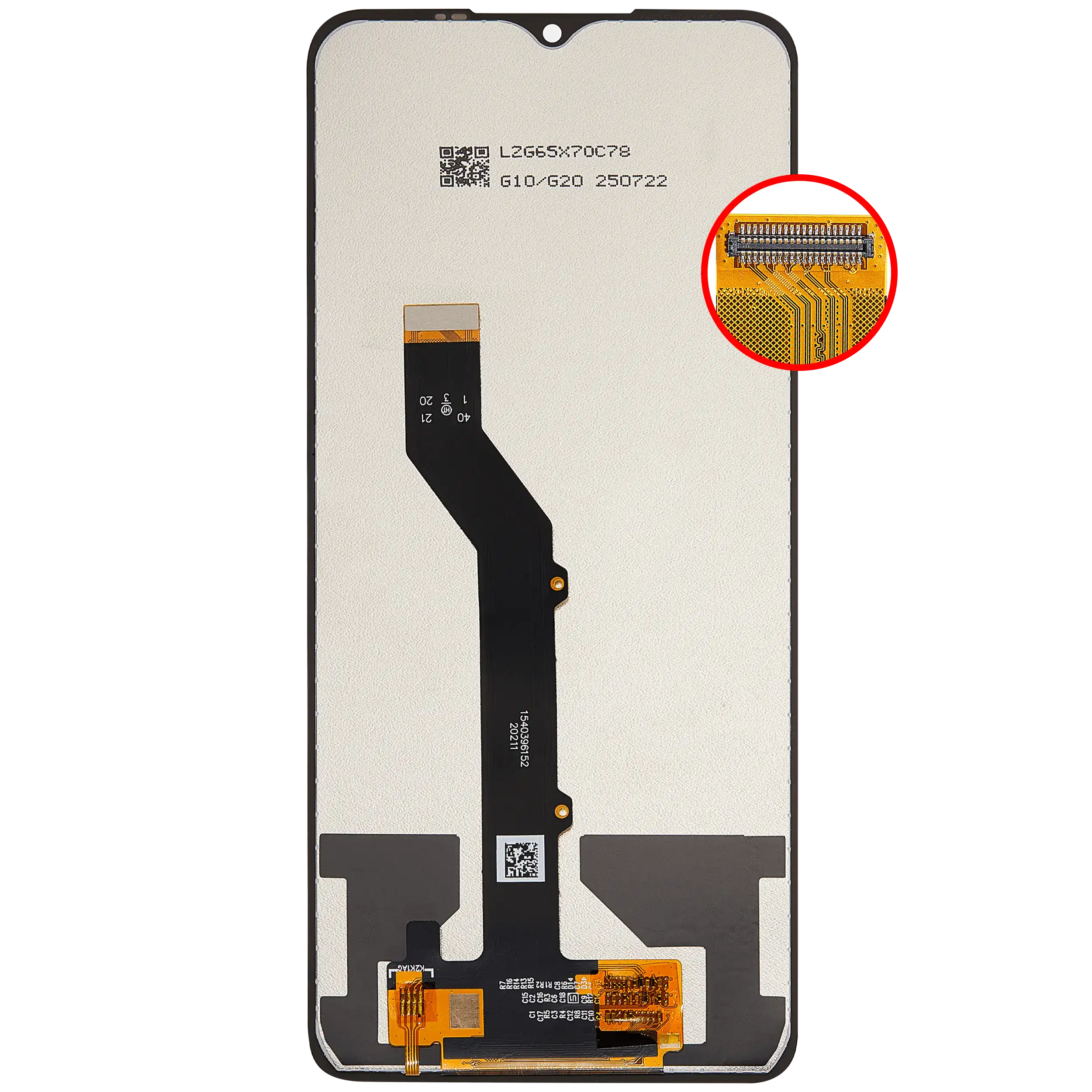 LCD-Display ohne Rahmen für Nokia 5.3 (Refurbished)