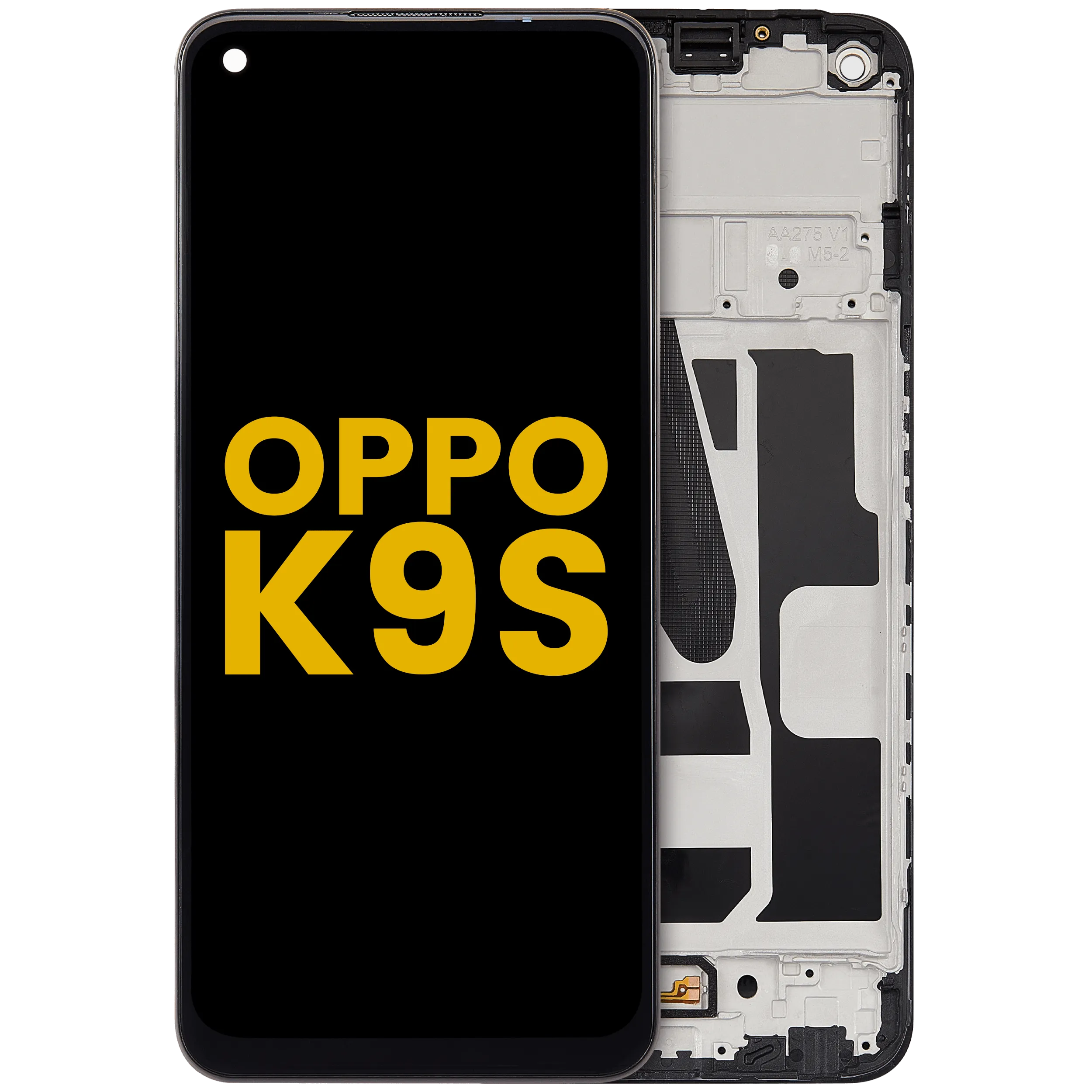 LCD-Display mit Rahmen für OPPO K9s (2021) (Refurbished) (Alle Farben)