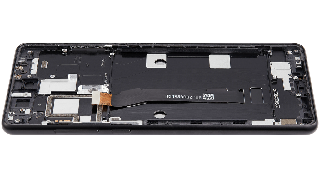 LCD-Display mit Rahmen für Xiaomi Mi Mix 2 (Aftermarket Plus) (Schwarz)