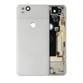 Back Cover/Frame with Pre-installed Small Components for Google Pixel 2 (Original OEM) (Clearly White)