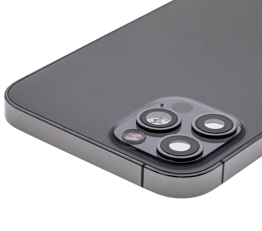 Backcover/Rahmen mit Small Parts für iPhone 12 Pro (US-Version) (gebrauchter OEM-Ausbau, Qualität A) (Graphite)