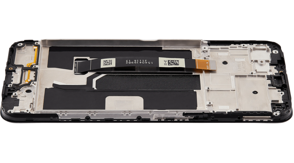 OLED-Display mit Rahmen Compatible für Oppo A93s (2021) (Refurbished) (Alle Farben)