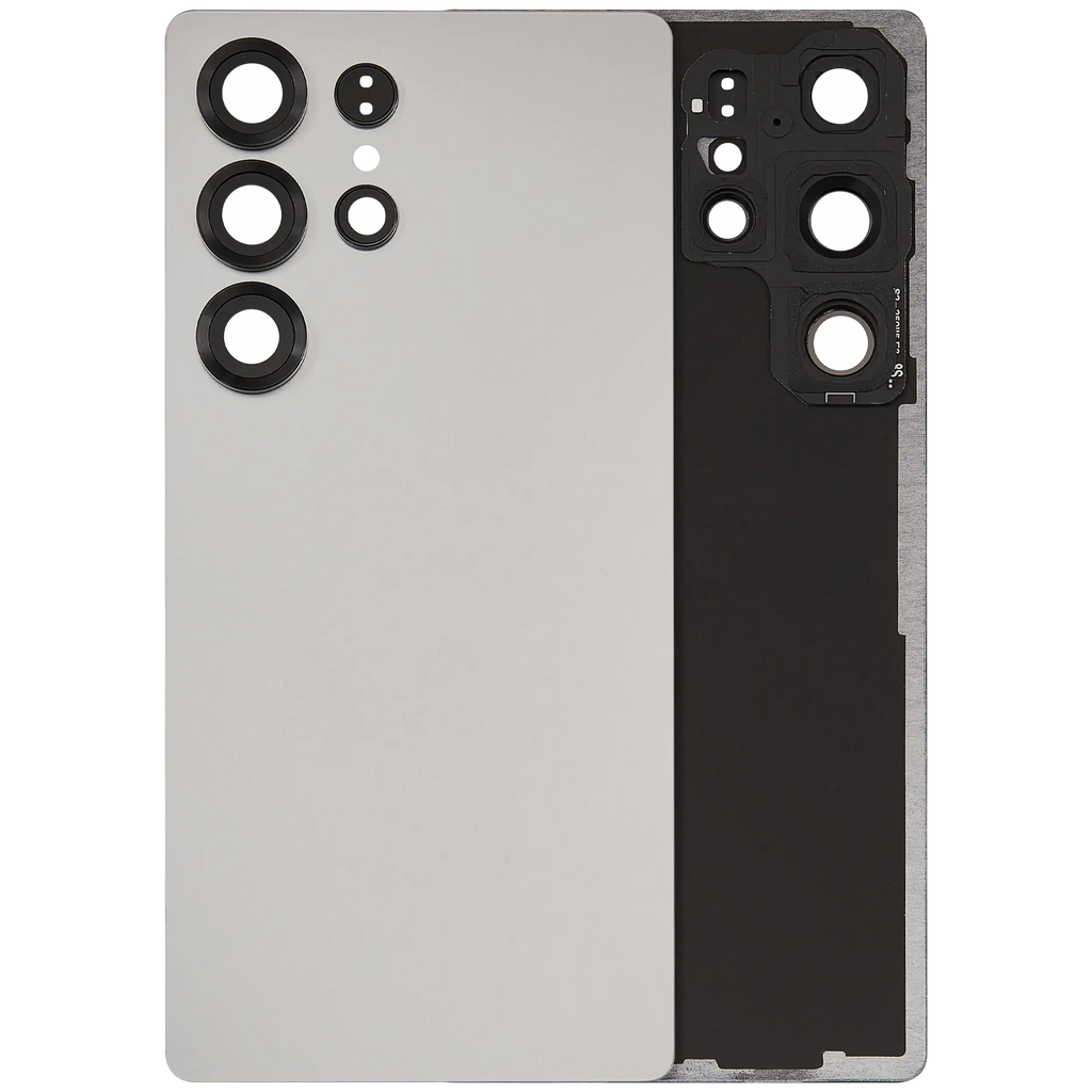 Back cover with camera lens for Samsung Galaxy S25 Ultra 5G (Service Pack) (Titanium Jet Black)