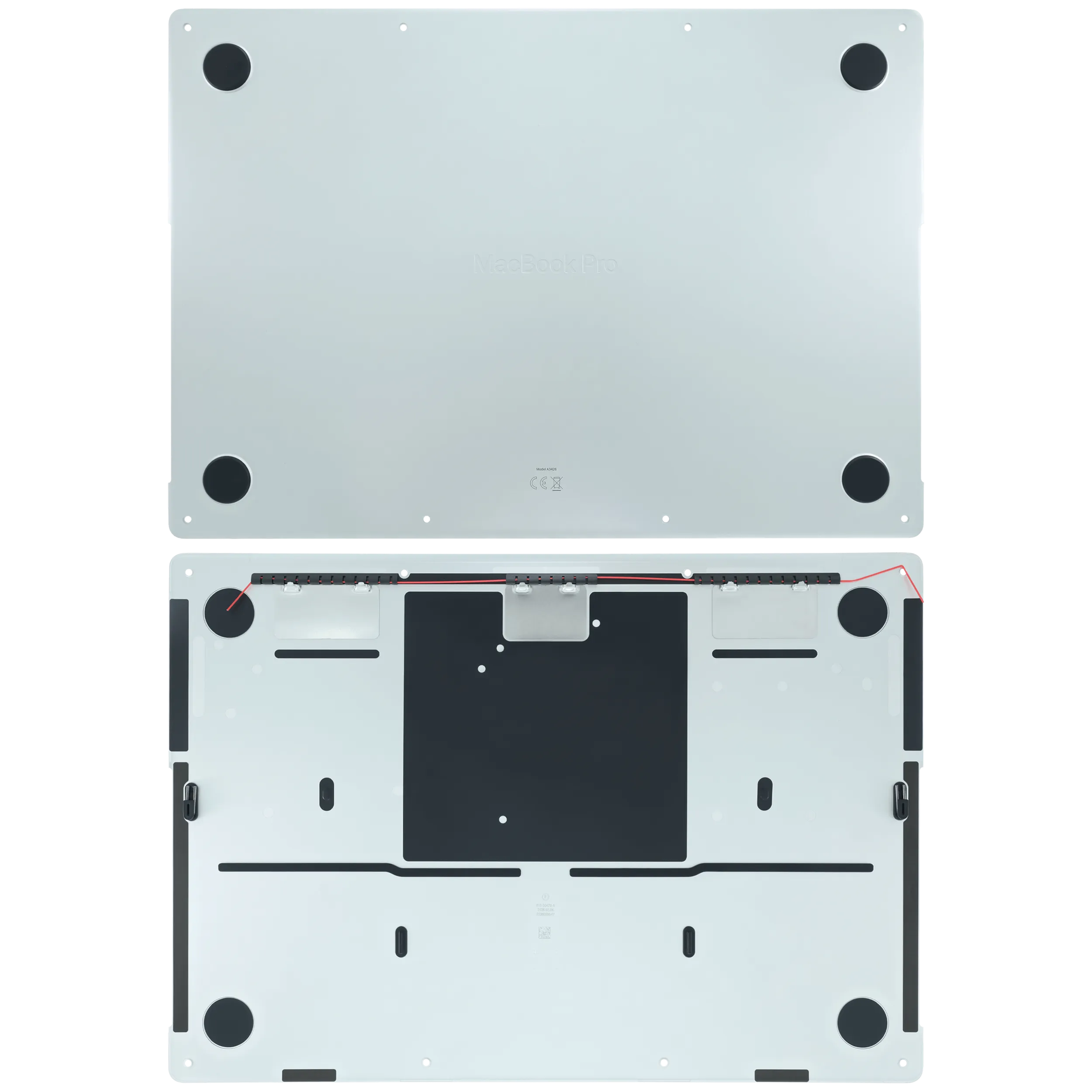 Bottom Case für MacBook Pro 14" A3427 (2026) (Original OEM) (Space Schwarz)