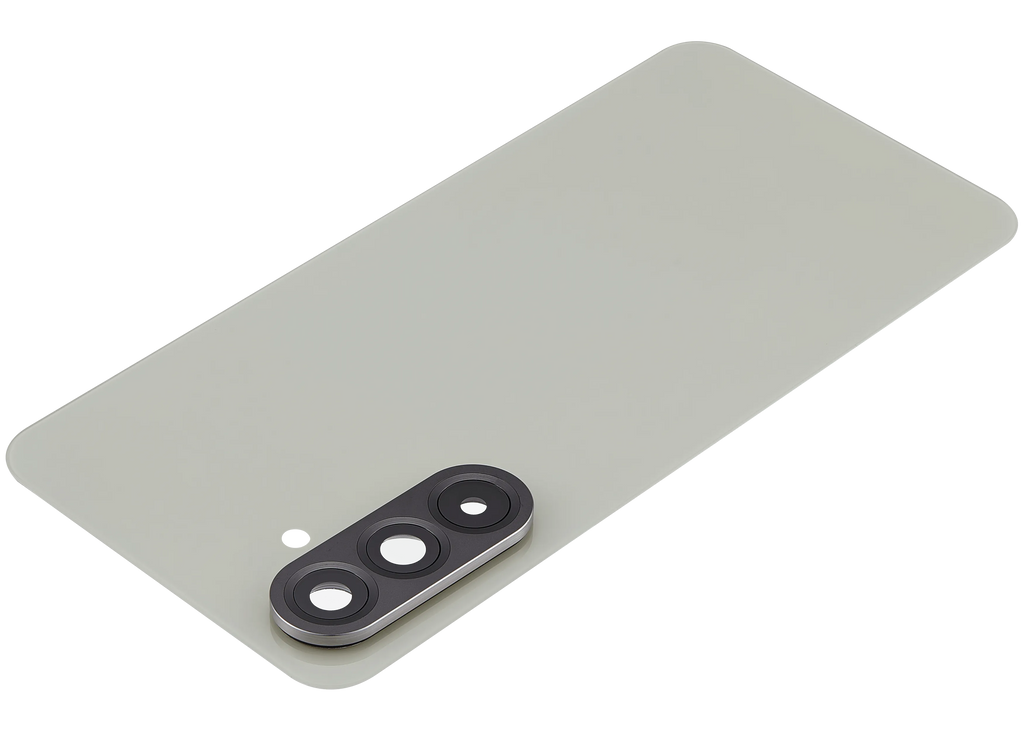 Backcover Glass mit Camera Lens für Samsung Galaxy A56 5G (A566 / 2025) (ohne Logo) (Aftermarket Plus) (Olive)
