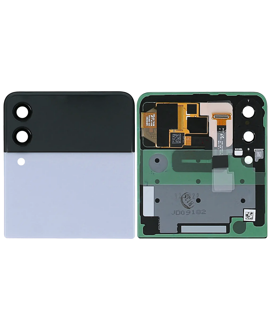 Outer OLED-Display für Samsung Galaxy Z Flip 3 5G (Service Pack) (Blau)