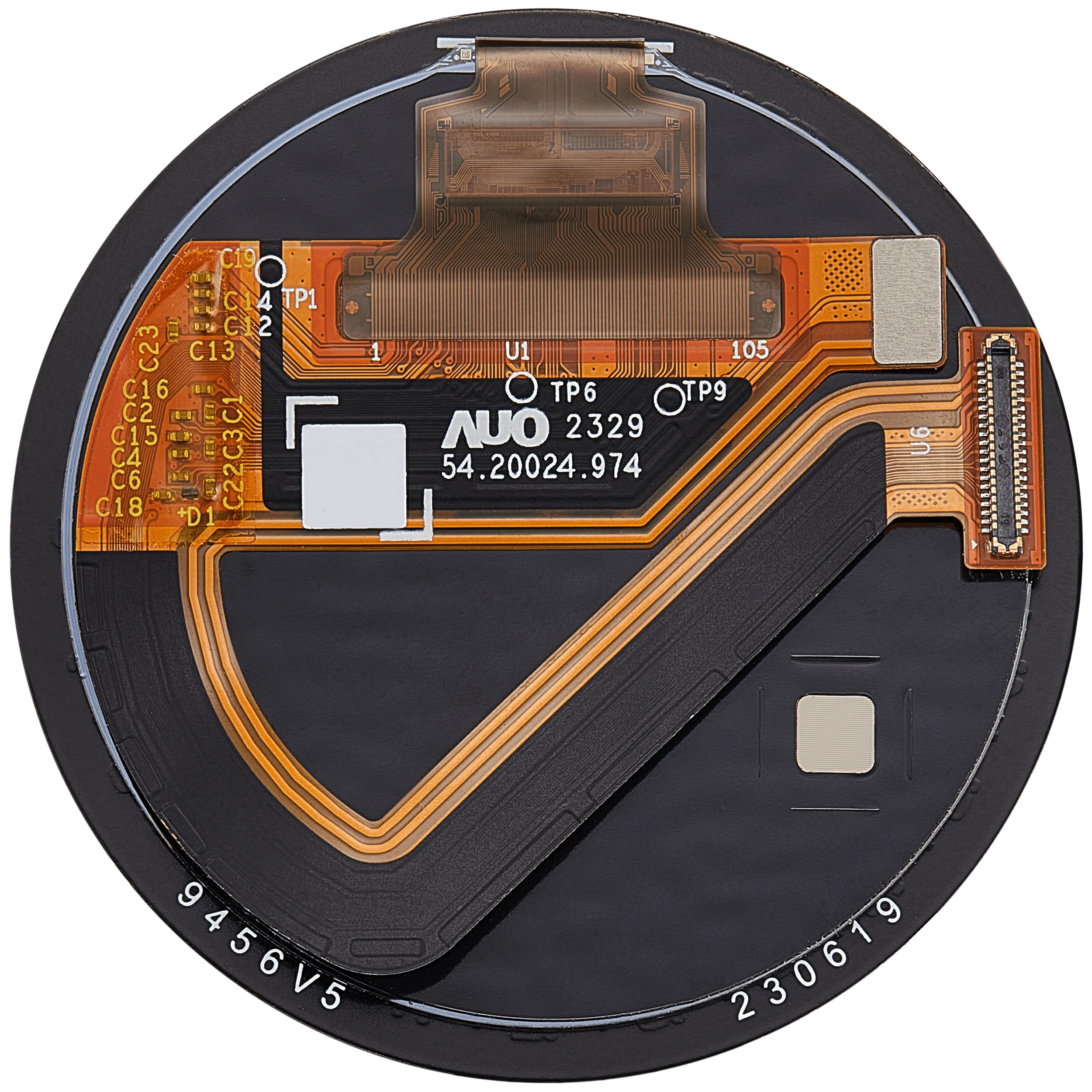 OLED-Display ohne Rahmen für Garmin Approach S70 (47mm) (2023) (Premium) (Schwarz)