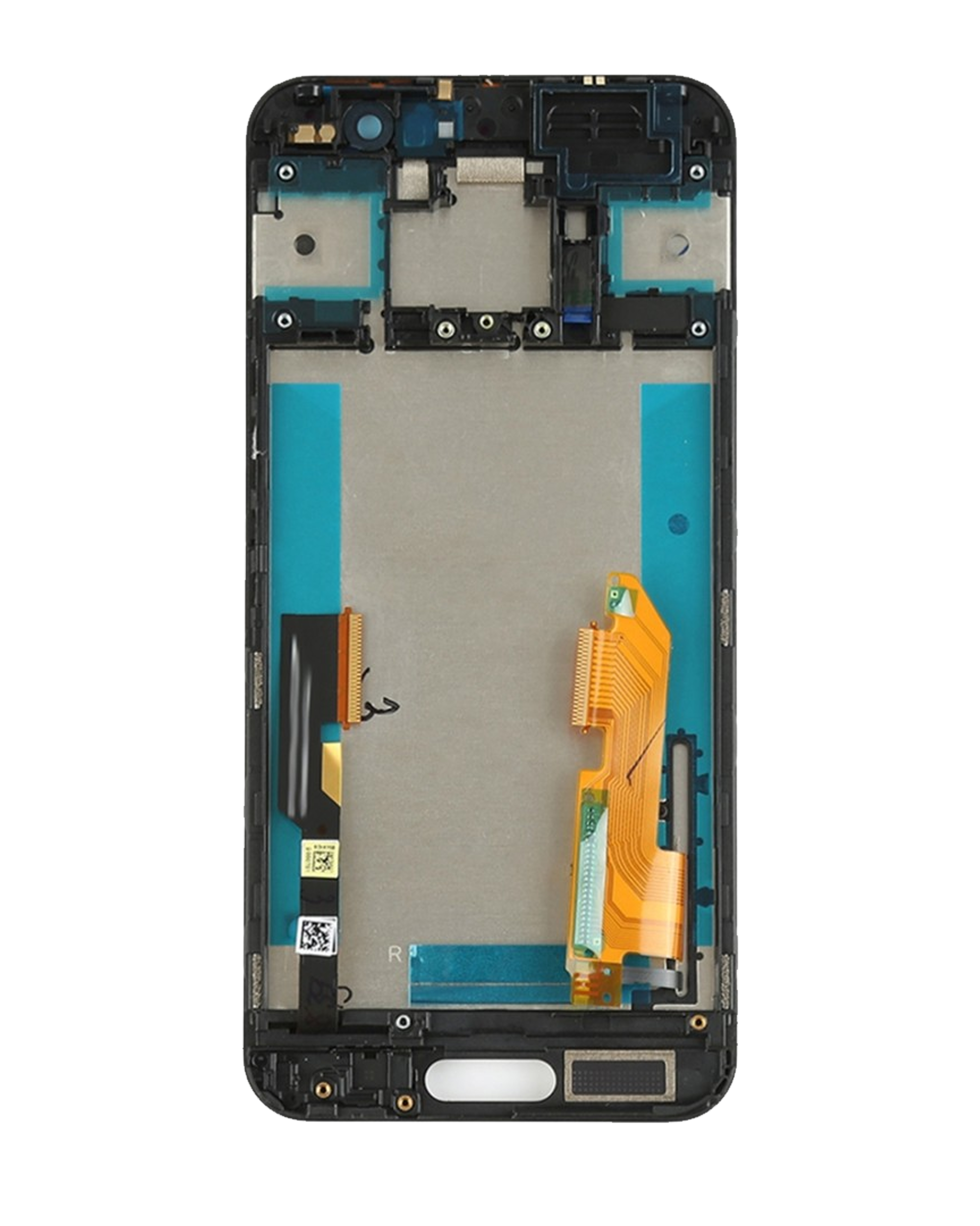 LCD-Display mit Rahmen für HTC M9 Plus (Gold)