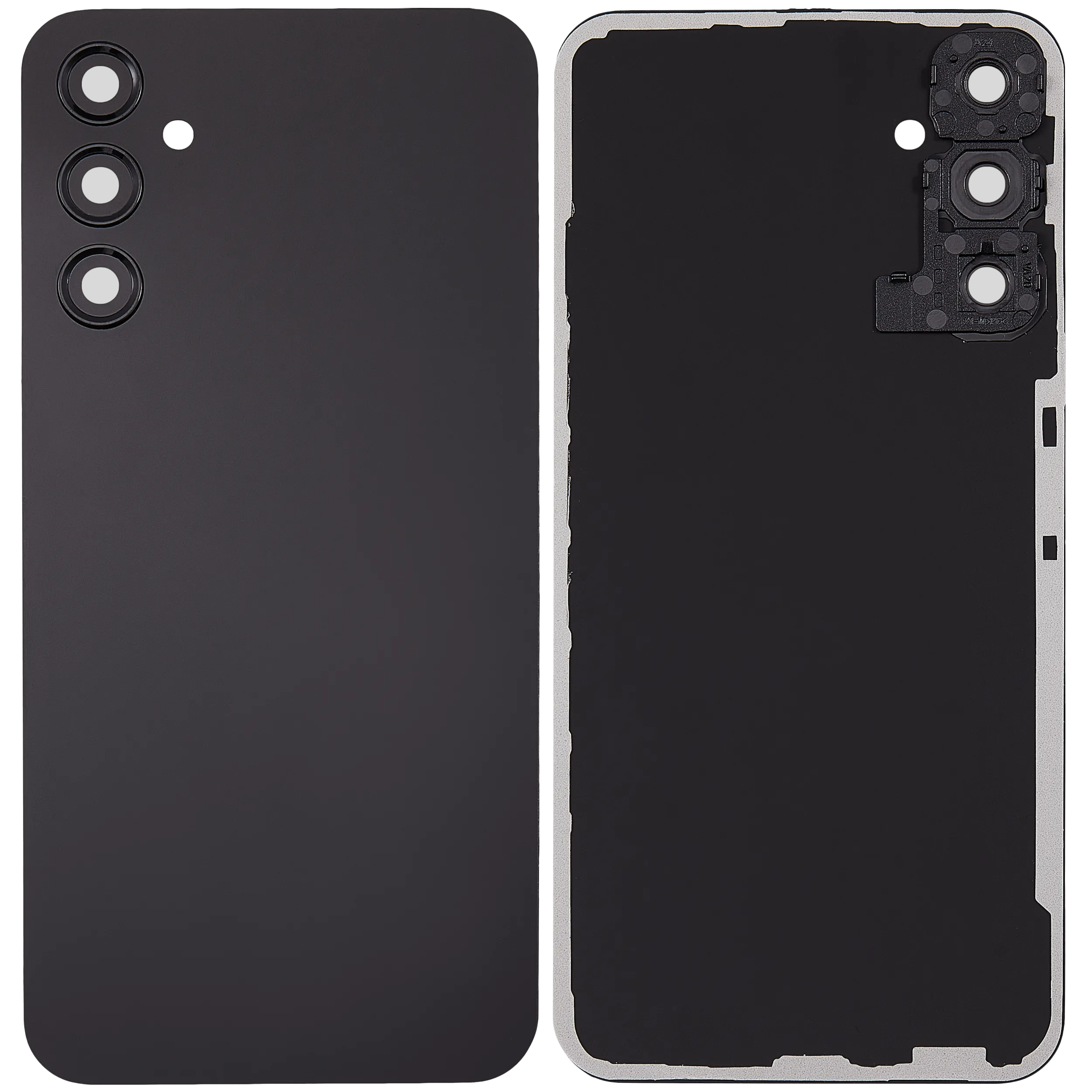 Backcover mit Camera Lens für Samsung Galaxy A24 4G (A245 / 2023) (ohne Logo) (Aftermarket Plus) (Schwarz)