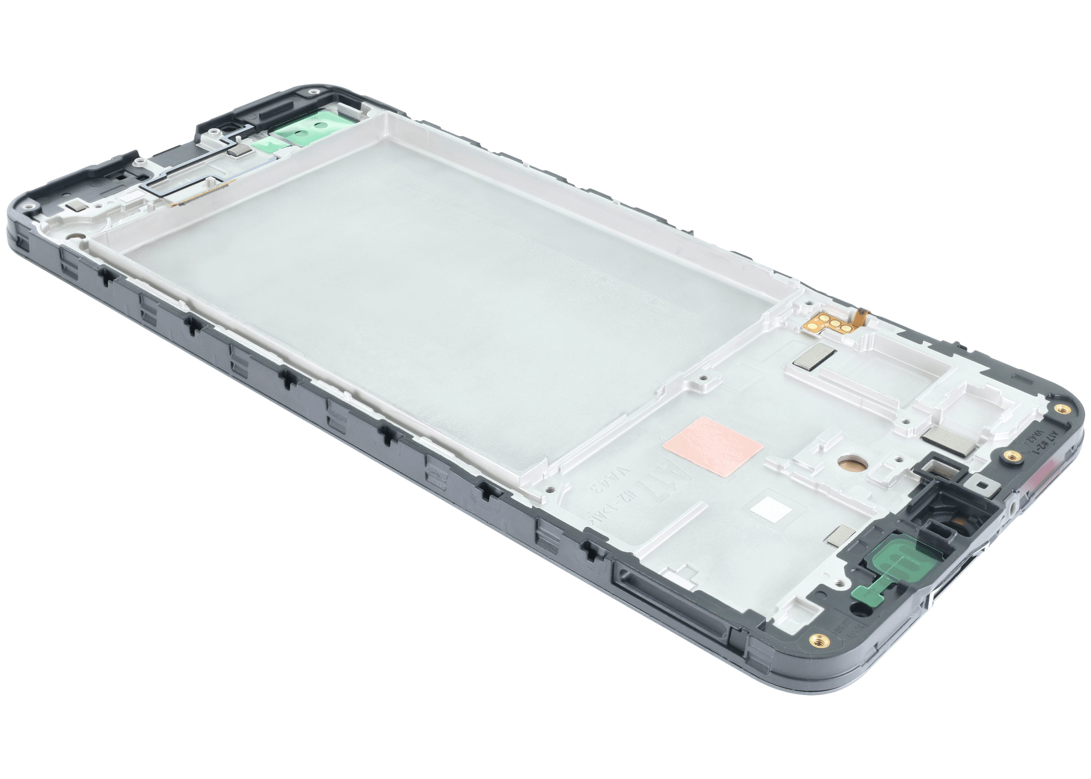 OLED-Display mit Rahmen für Samsung Galaxy A17 5G (A176 / 2025) (Aftermarket Plus) (Alle Farben)