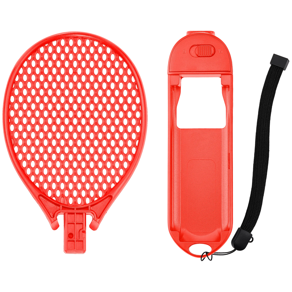 Tennis Racket für Nintendo Switch 2 Joy-Con Controller (Rot) (2 Pack)