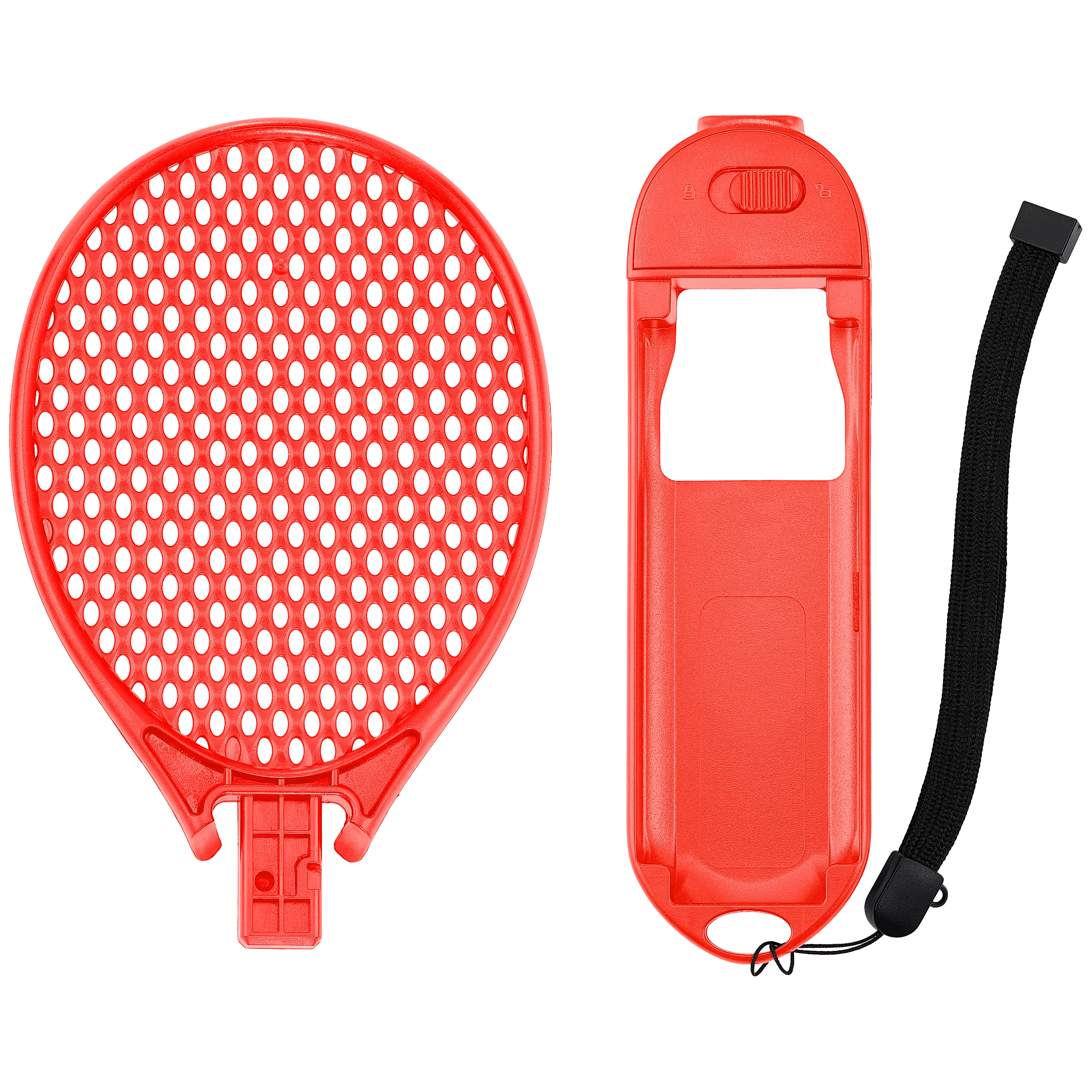Tennis Racket für Nintendo Switch 2 Joy-Con Controller (Rot) (2 Pack)