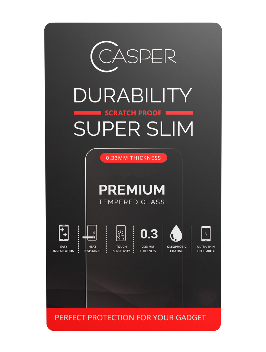 Casper Tempered Glass für Samsung Galaxy S20 Ultra (Retail Pack) (Clear)