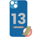 Back Cover with 3M Adhesive for iPhone 13 (No Logo / Large Camera Hole) (Blue)
