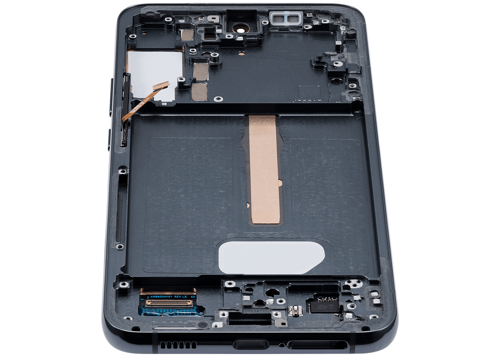 OLED-Display mit Rahmen für Samsung Galaxy S22 Plus 5G (gebrauchter OEM-Ausbau, Qualität A) (Phantom Green)