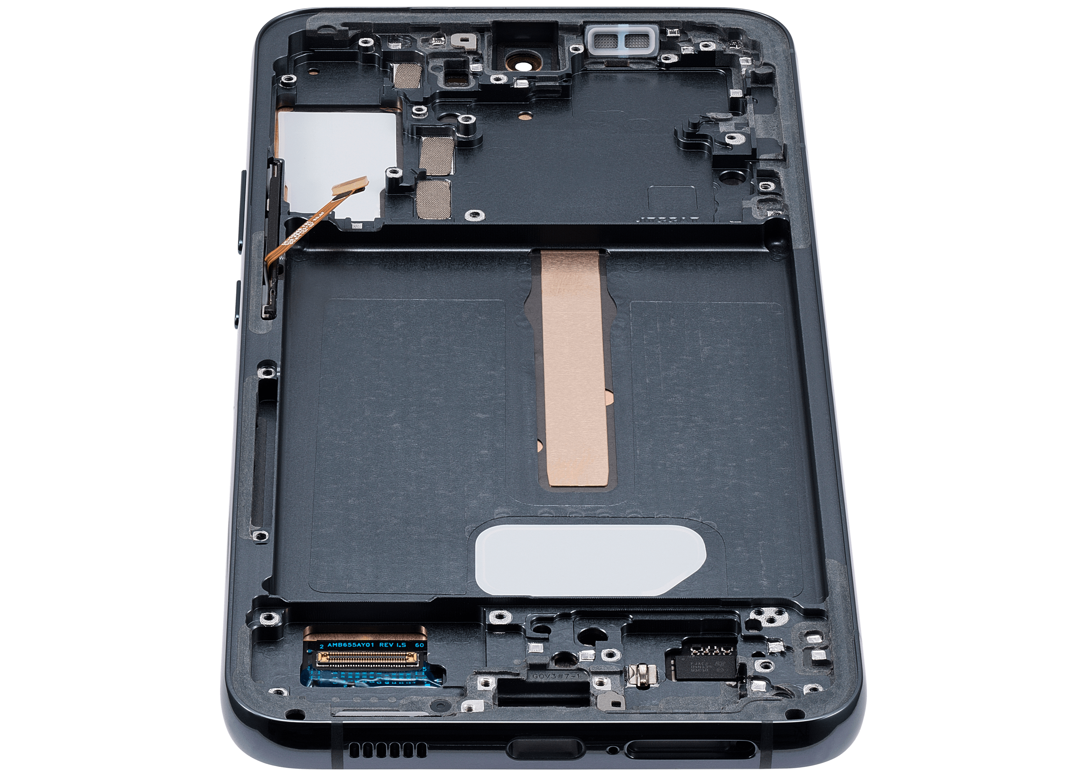 OLED-Display mit Rahmen für Samsung Galaxy S22 Plus 5G (gebrauchter OEM-Ausbau, Qualität A) (Phantom Green)