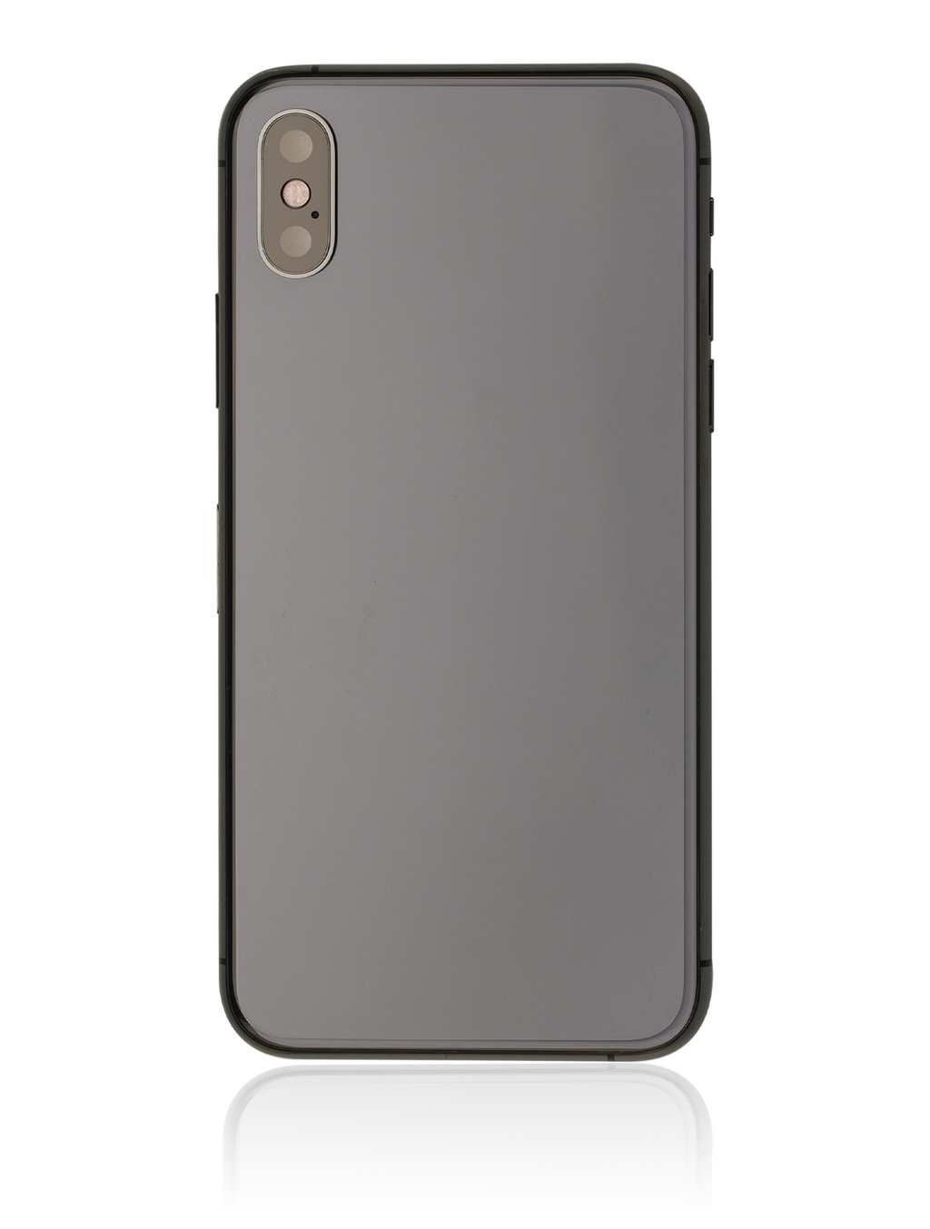 Backcover/Rahmen mit Small Components Pre-Installed für iPhone XS (gebrauchter OEM-Ausbau, Qualität A) (Space Grau)