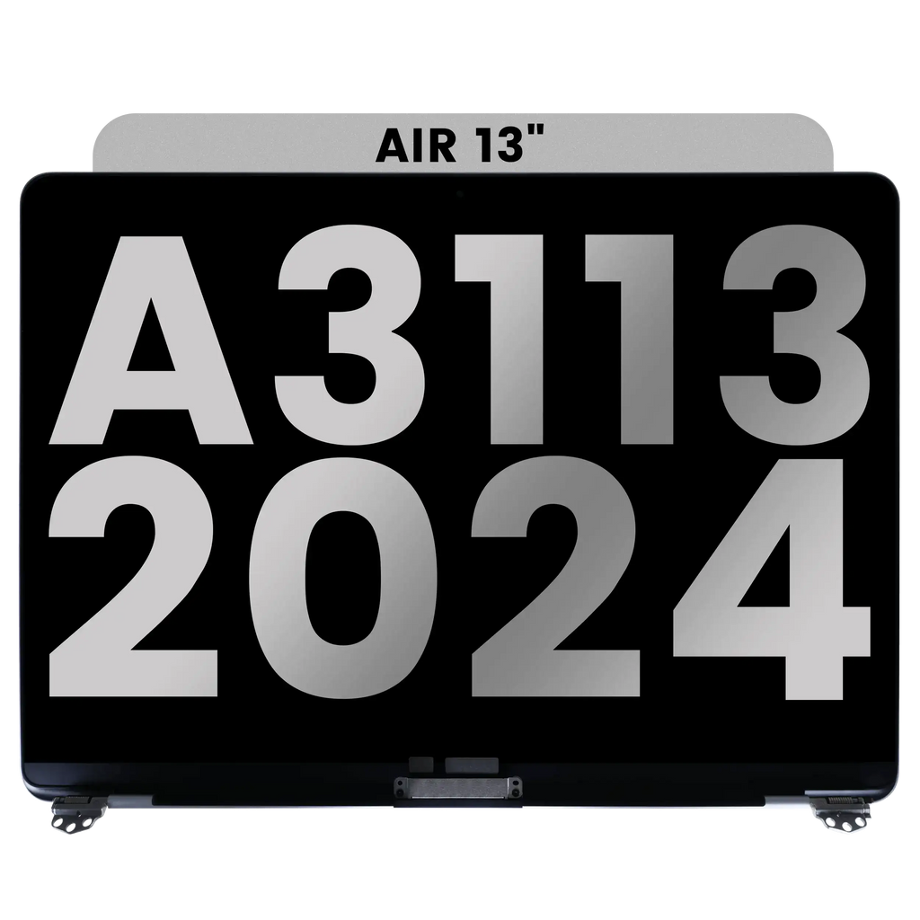 Complete LCD-Display für MacBook Air 13" (A3113 / 2024) (gebrauchter OEM-Ausbau, Qualität B) (Silber)