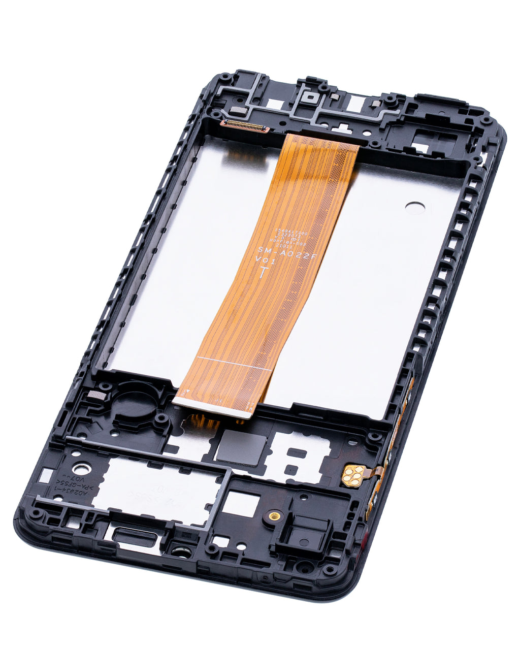 LCD-Display mit Rahmen für Samsung Galaxy A02 (A022 / 2020) (Aftermarket Plus: Incell) (Alle Farben)