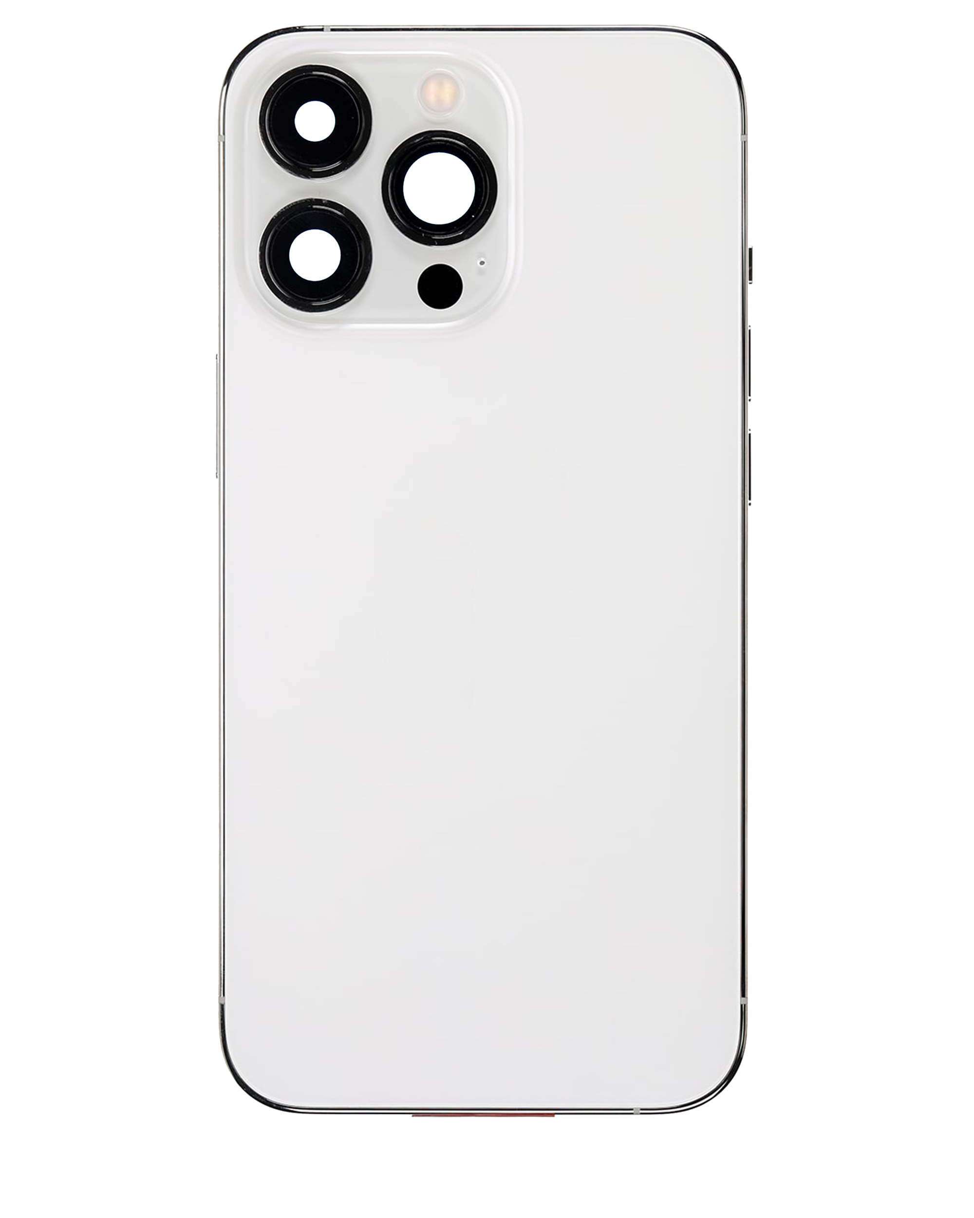 Backcover/Rahmen mit Small Parts für iPhone 13 Pro (EU / Global Version) (gebrauchter OEM-Ausbau, Qualität A) (Silber)