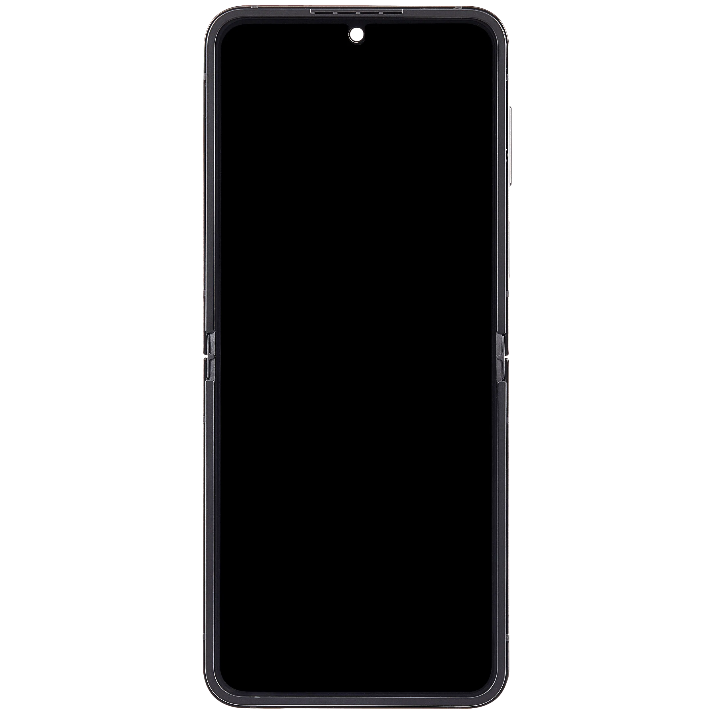 Inner OLED-Display mit Rahmen Compatible für Samsung Galaxy Z Flip 7 FE 5G (F761) (US & International) (Refurbished) (Schwarz)