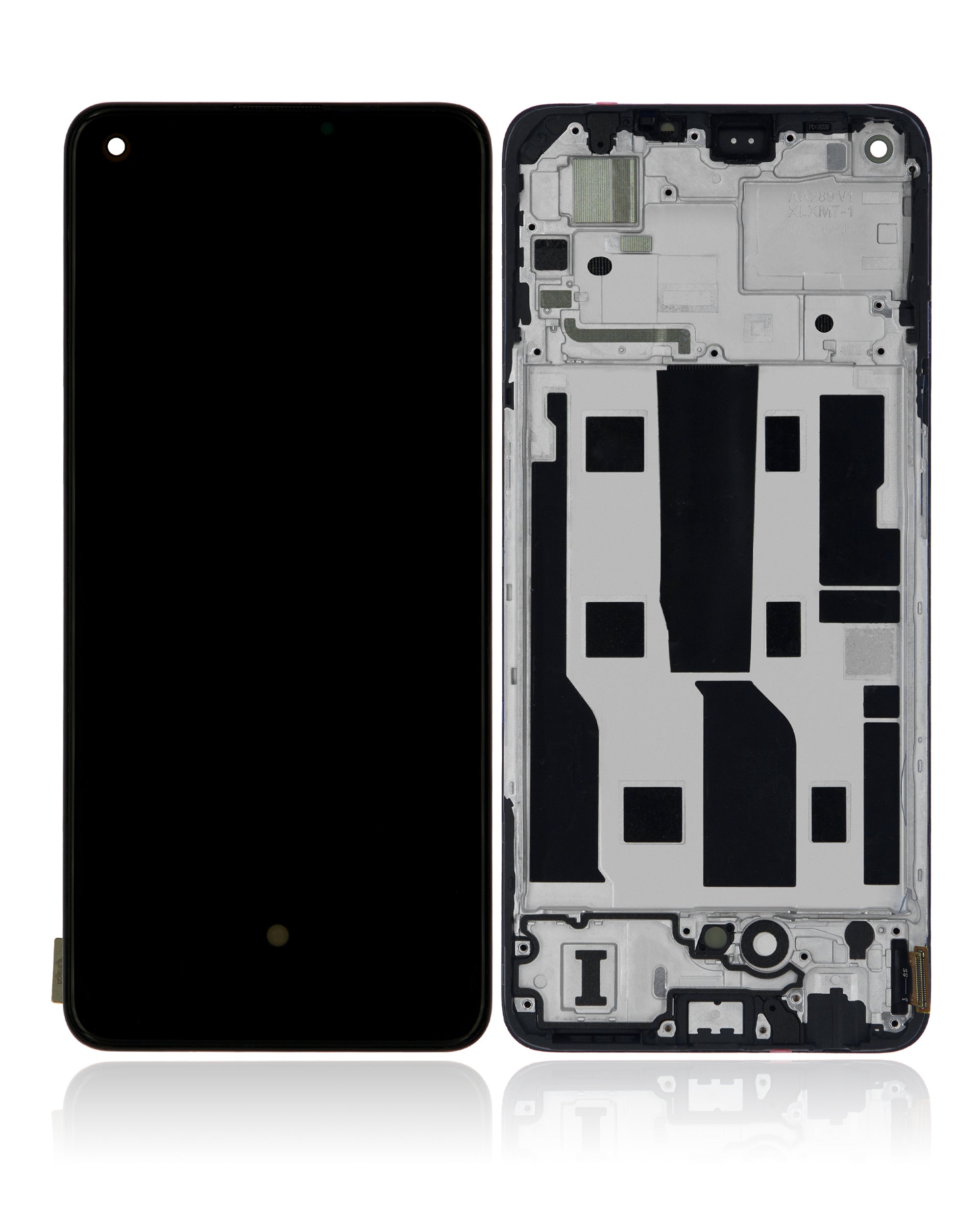 OLED-Display mit Rahmen für OnePlus Nord N20 5G (Refurbished) (Alle Farben)