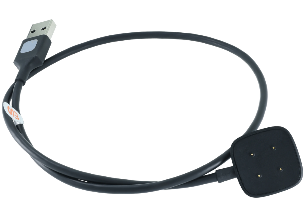 USB-A Magnetic Watch Charging Cable für Google Pixel Watch Series 2 / Series 3 (1 m / 3.3 ft) (OEM Grade: A) (Schwarz)