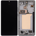 OLED-Display mit Rahmen für Samsung Galaxy S25 Ultra 5G (US & International) (Aftermarket Plus) (120Hz) (Titanium Jet Black)