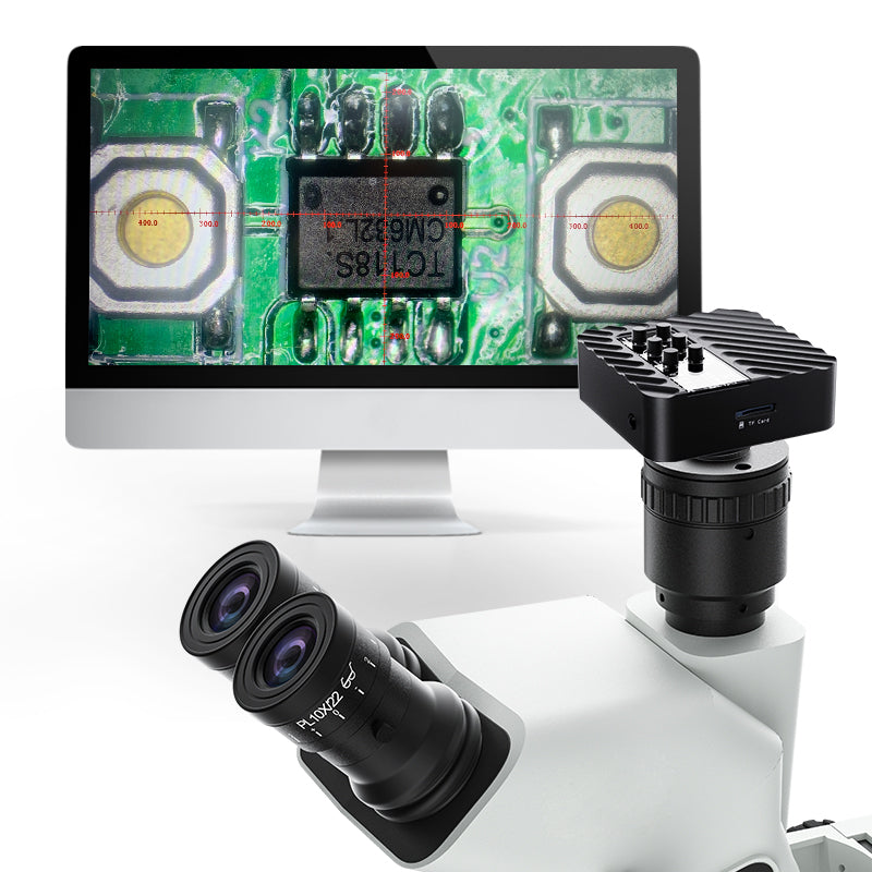 CX3 CMOS Industrial Microscope Camera for C and CS Mounts (110V-220V US Plug) Qianli
