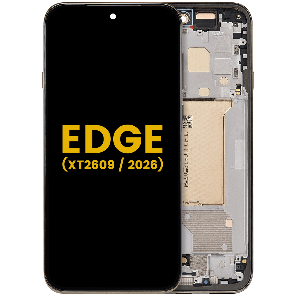 OLED-Display mit Rahmen für Motorola Edge (XT2609 / 2026) (Refurbished) (Martini Olive)