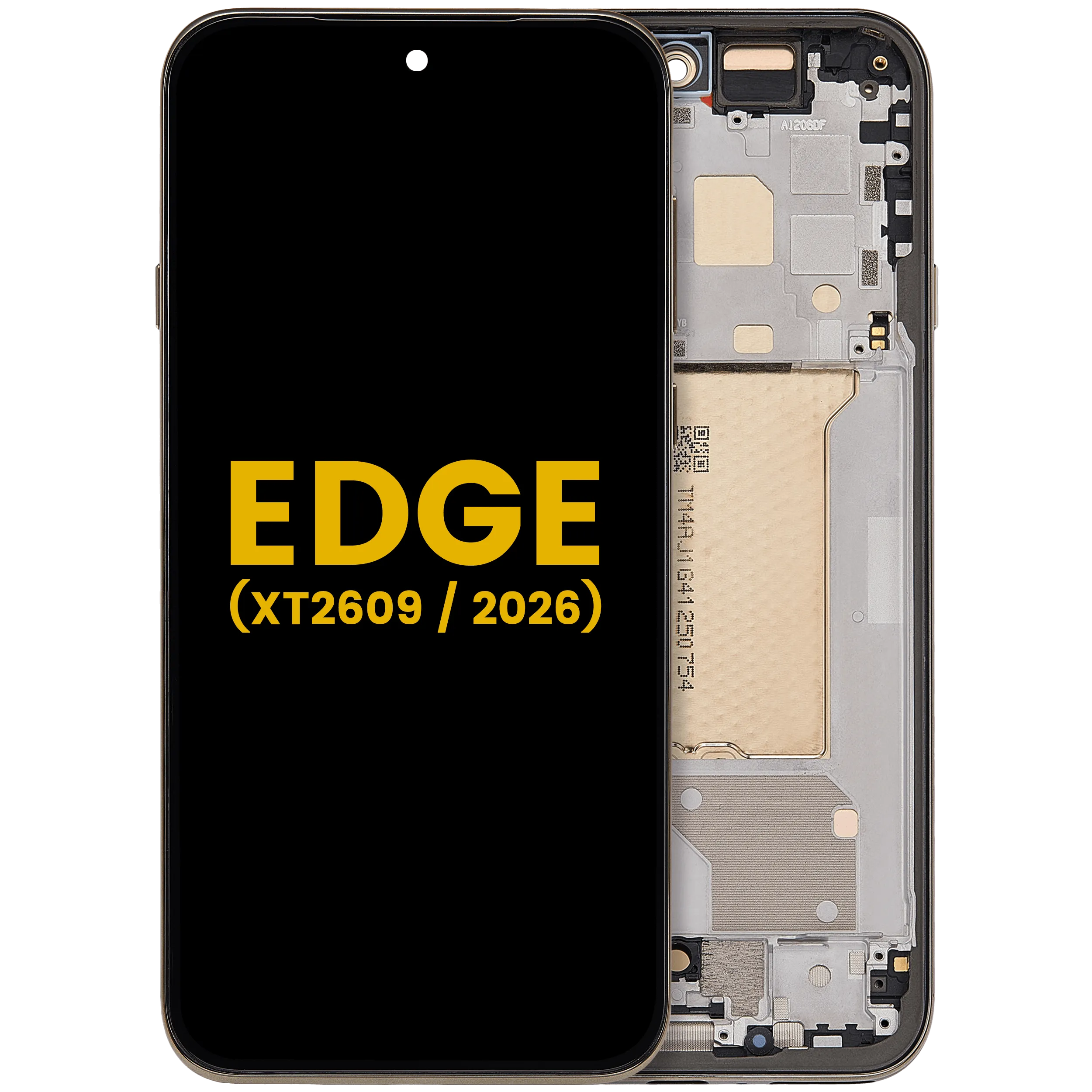 OLED-Display mit Rahmen für Motorola Edge (XT2609 / 2026) (Refurbished) (Martini Olive)