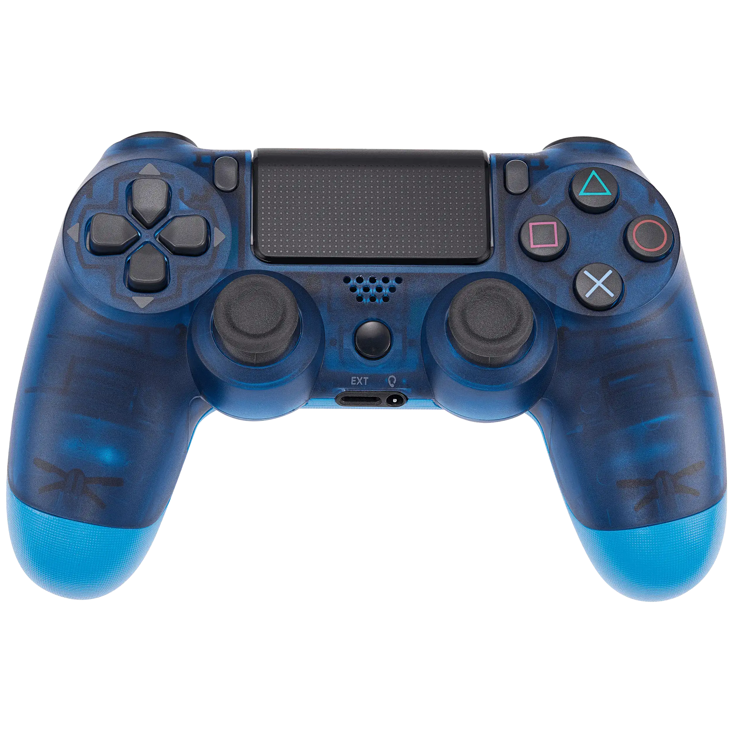 DoubleShock 4 Wired Controller für Playstation 4 (Crystal Blue)