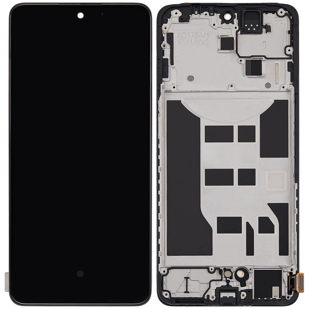 OLED-Display mit Rahmen für Oppo Reno12 F 4G / Reno12 F 5G / F27 (Refurbished) (Alle Farben)
