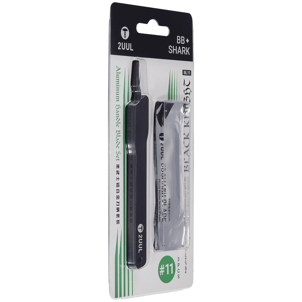 BL11 BB Shark Black Knight Aluminum Handle Blade Set (2UUL)