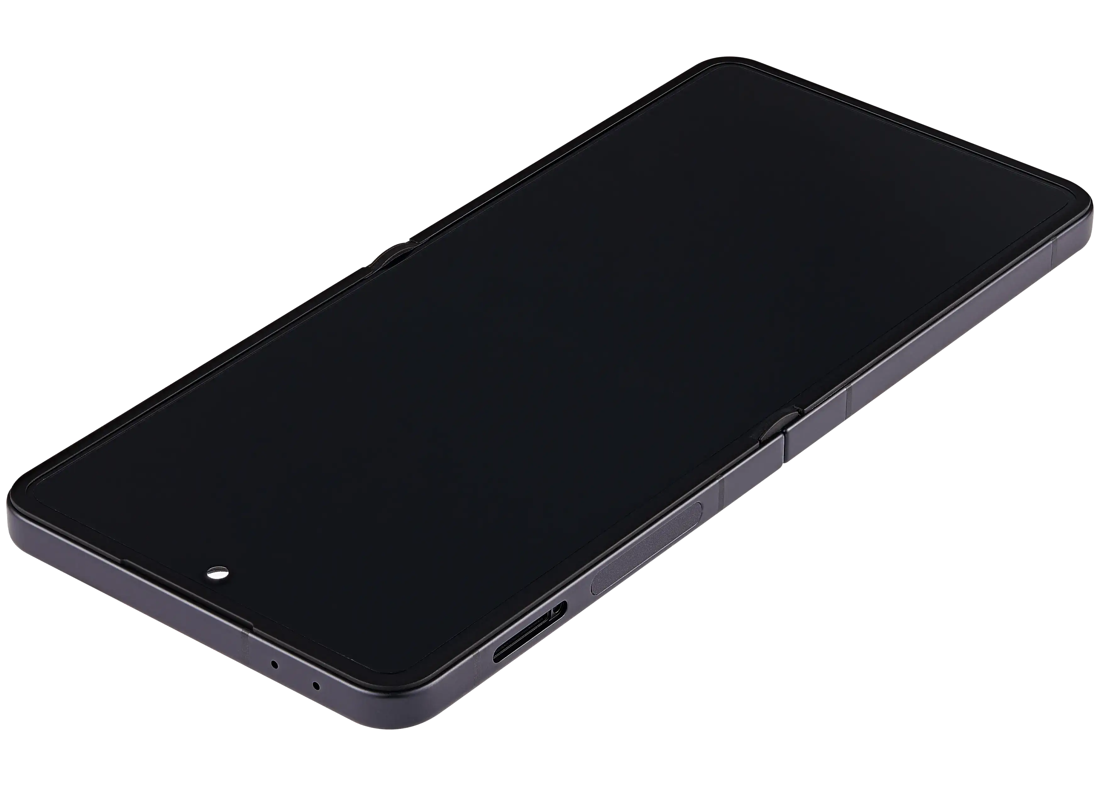 Inner OLED-Display mit Rahmen Compatible für Samsung Galaxy Z Flip 7 5G (US-Version) (Refurbished) (Jet Black)