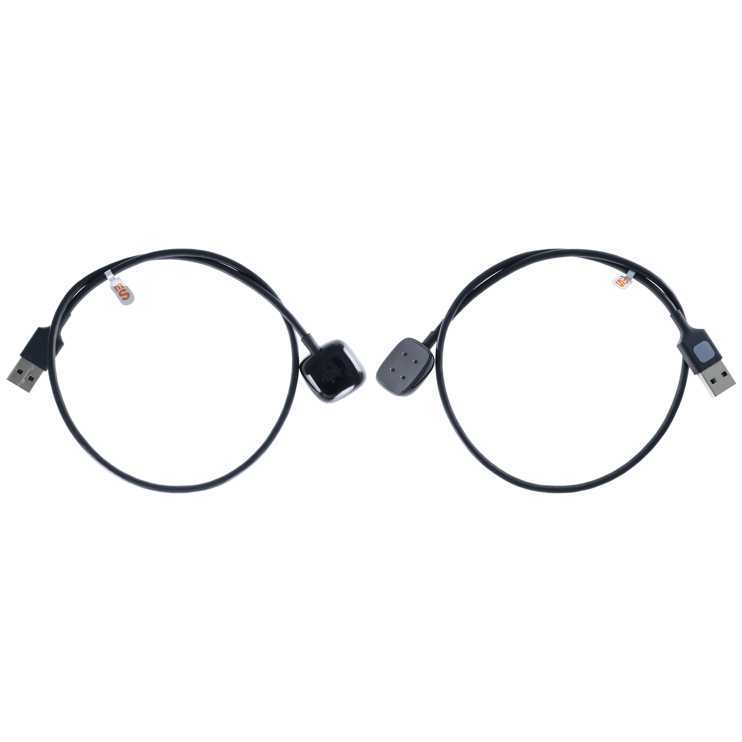 USB-A Magnetic Watch Charging Cable für Google Pixel Watch Series 2 / Series 3 (1 m / 3.3 ft) (OEM Grade: A) (Schwarz)