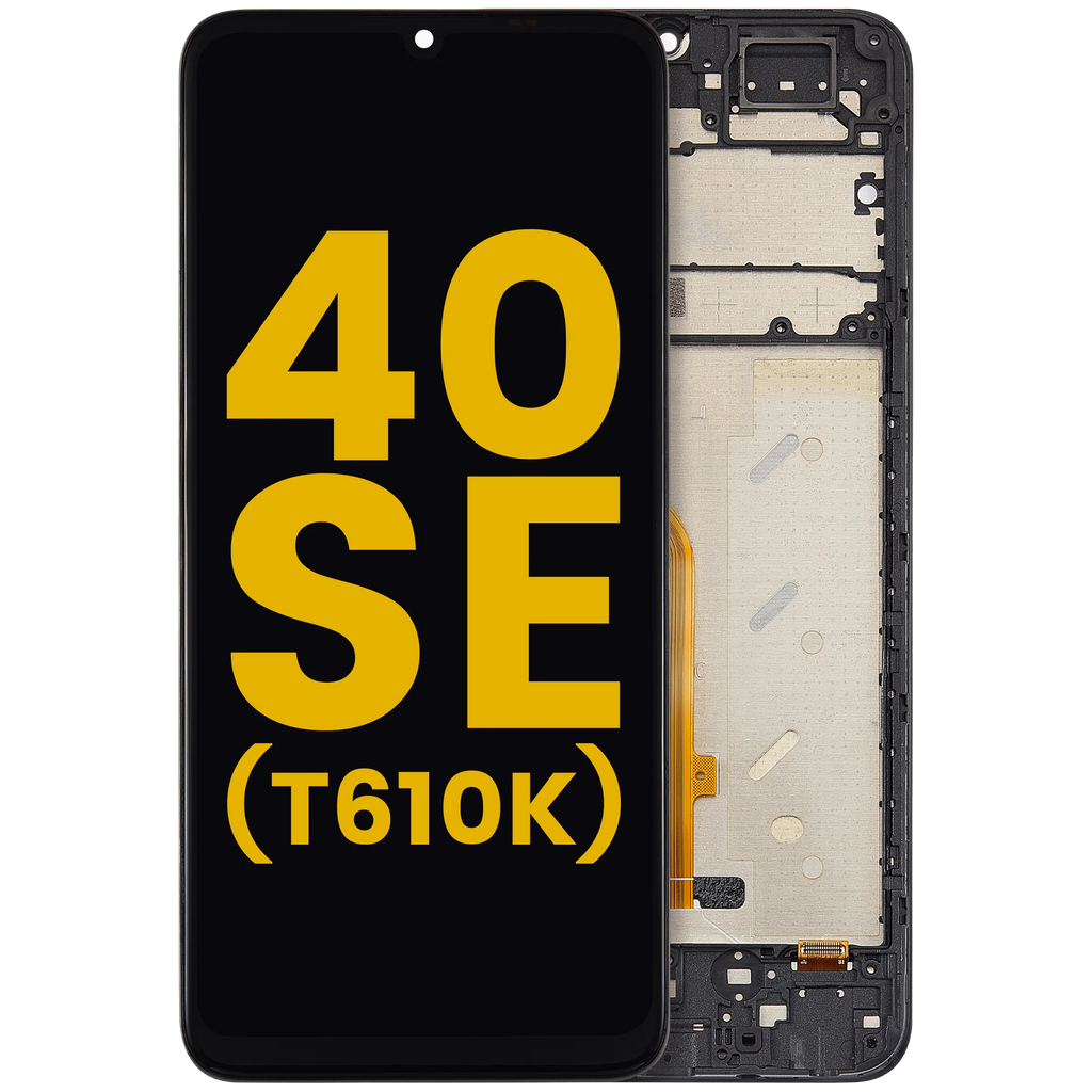 LCD-Display mit Rahmen für TCL 40 SE (T610K) (Refurbished) (Alle Farben)