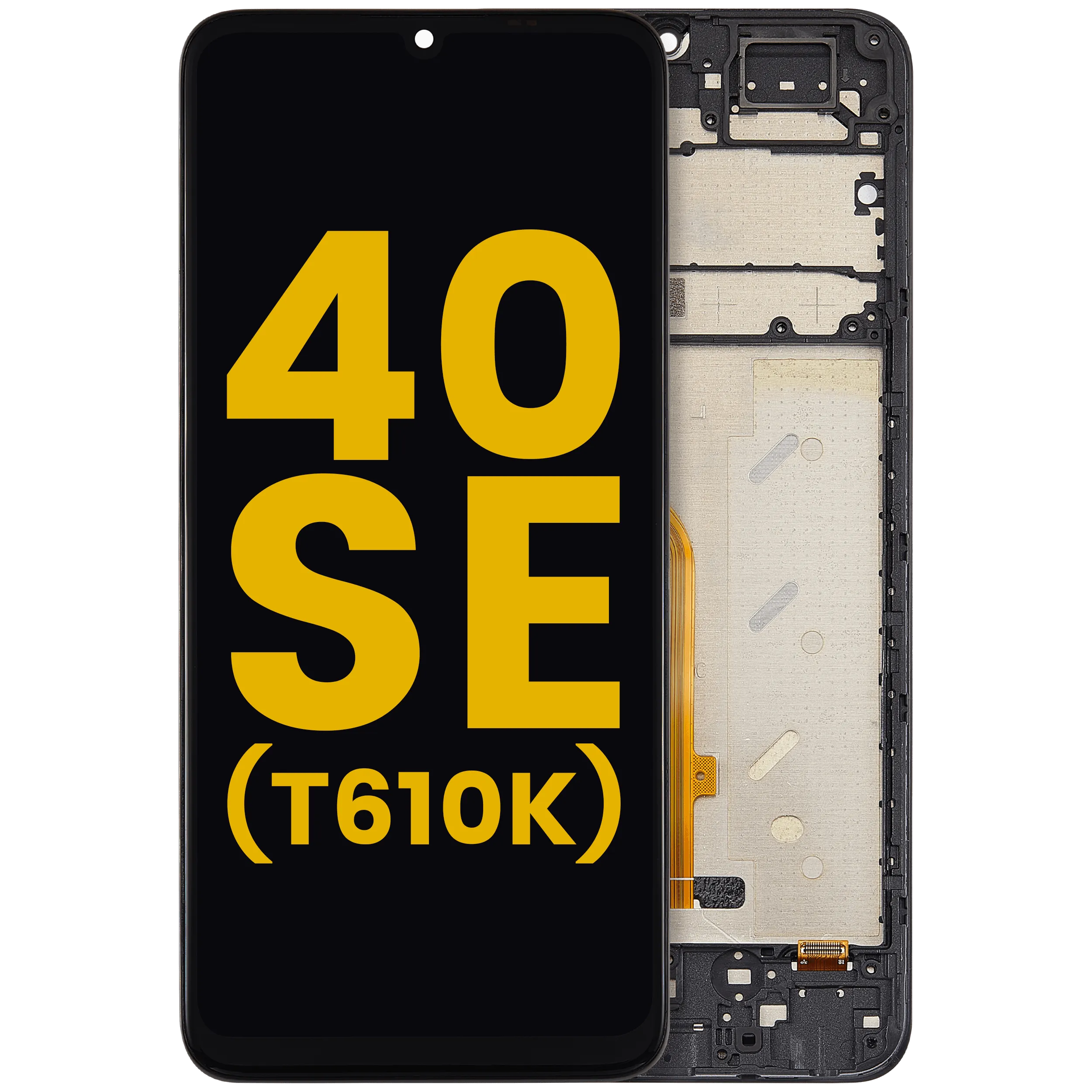 LCD-Display mit Rahmen für TCL 40 SE (T610K) (Refurbished) (Alle Farben)