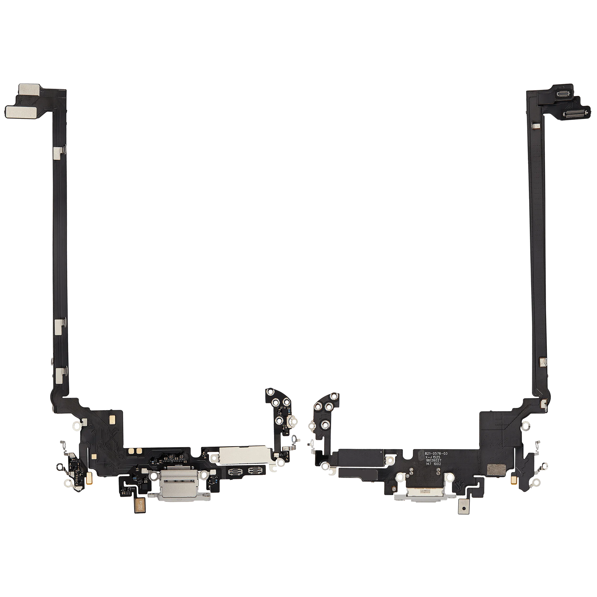 Ladebuchse Flex Cable für iPhone 17 Pro max (Aftermarket Plus) (US-Version) (Silber)