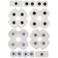 Leitgummi-Pads für PlayStation 4 Controller (Version 1: JDS-001/JDS-011)