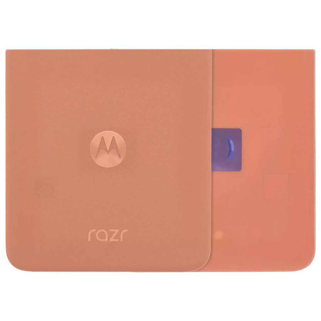 Backcover Motorola Razr Plus/50 Ultra Original OEM Peach Fuzz
