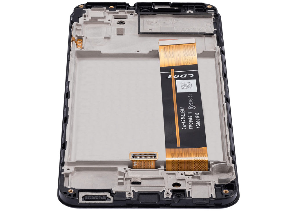 LCD-Display mit Rahmen für Samsung Galaxy A23 5G (A236U/B / 2022) (North American U/B Version) (Aftermarket Plus) (Alle Farben)