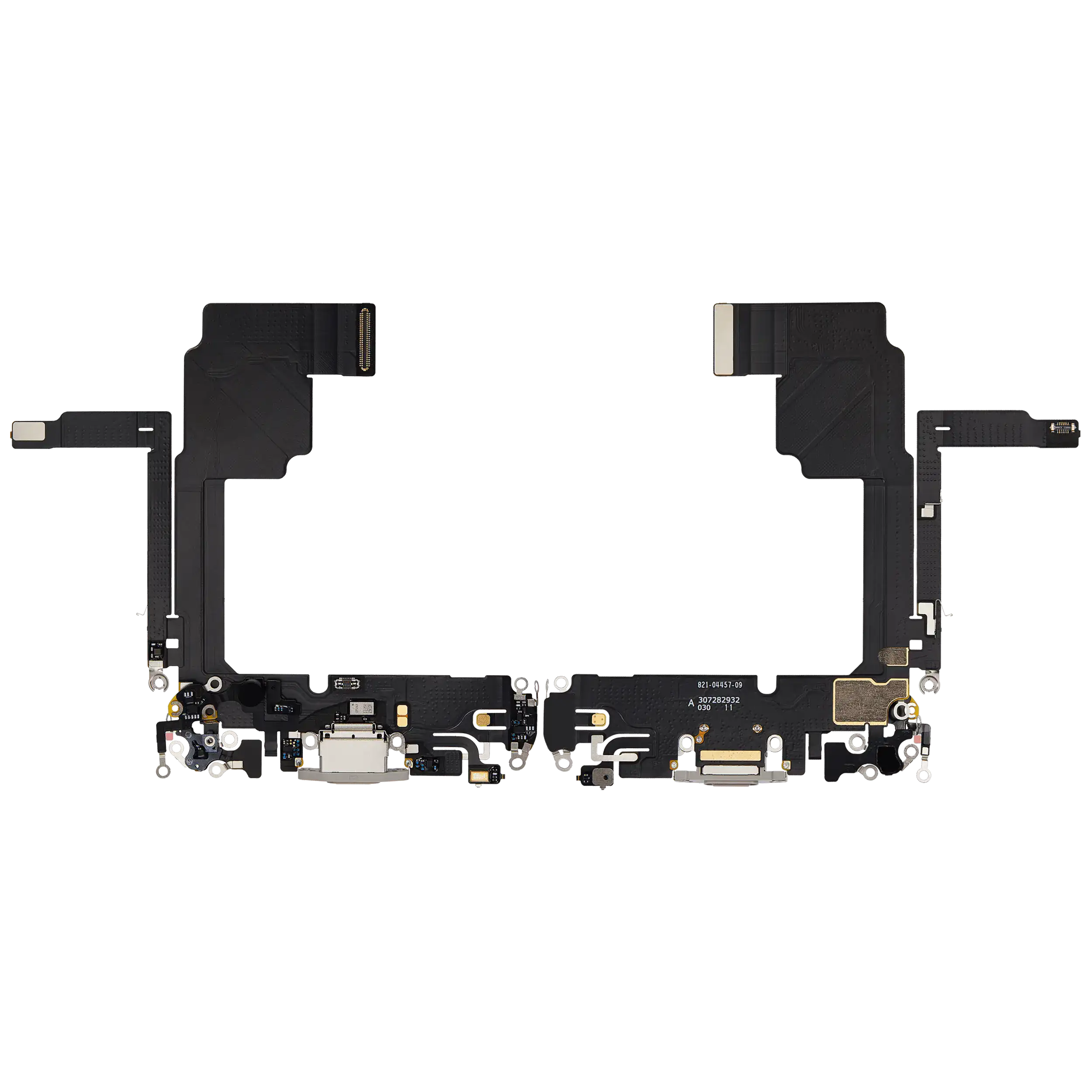 Ladebuchse Flex Cable für iPhone 15 Pro (gebrauchter OEM-Ausbau) (Weiß Titanium)