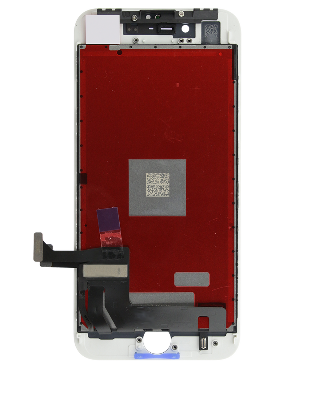LCD-Display mit Stahlplatte für iPhone 8 / SE (2020) (Aftermarket Plus Quality: XO6) (Weiß)