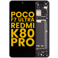 OLED Display with Frame for Xiaomi Poco F7 Ultra / Redmi K80 Pro (Refurbished) (Black)